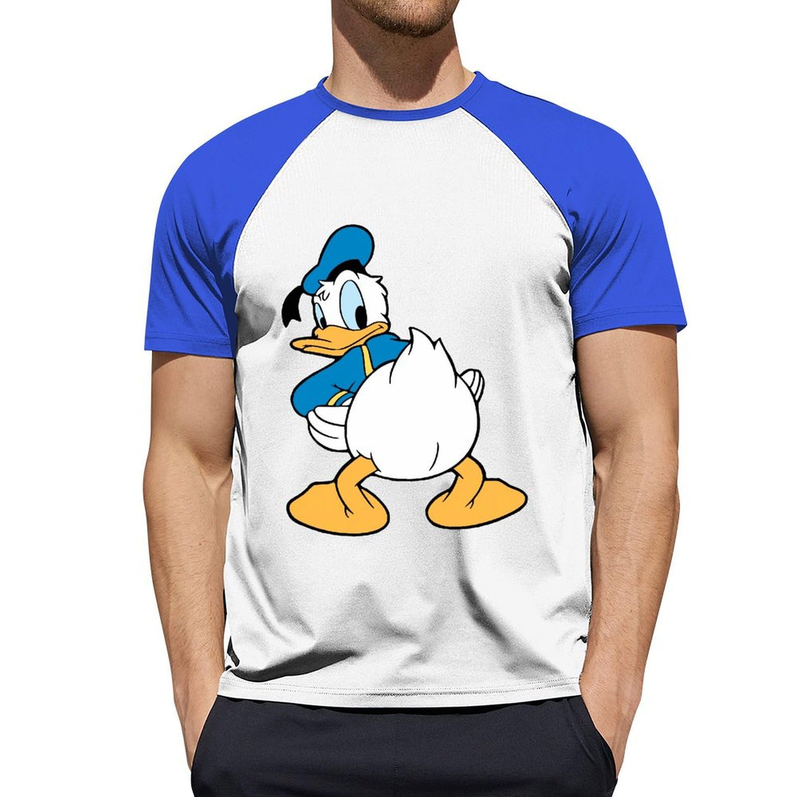 Amazon.co.jp: Tシャツ ドナルドダック メンズ 半袖 夏服 T-Shirt 綿